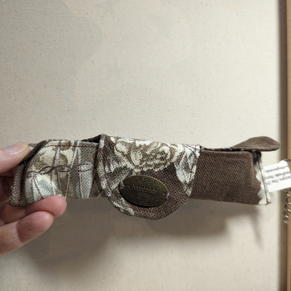 Handmade Brown Floral Accessory